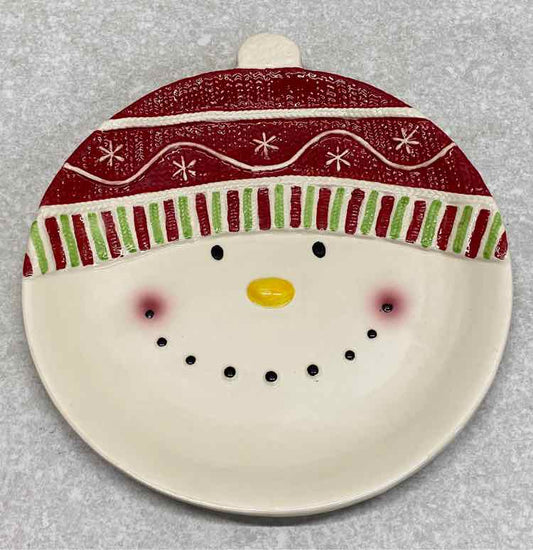 Snowman Plate