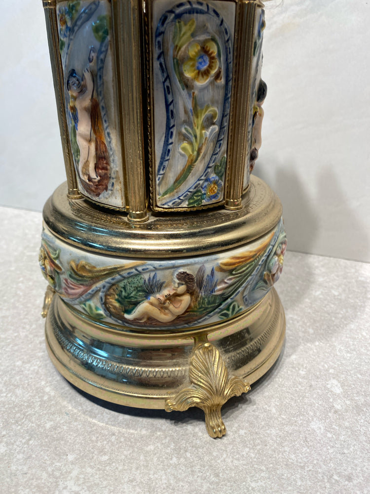 Capodimonte Music Box Carousel