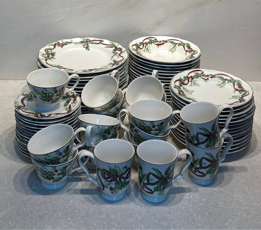 Charter Club Winter Garland Dinnerware Set