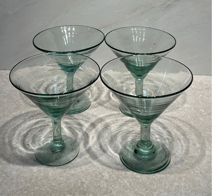 Set of 4  Martini Glasses