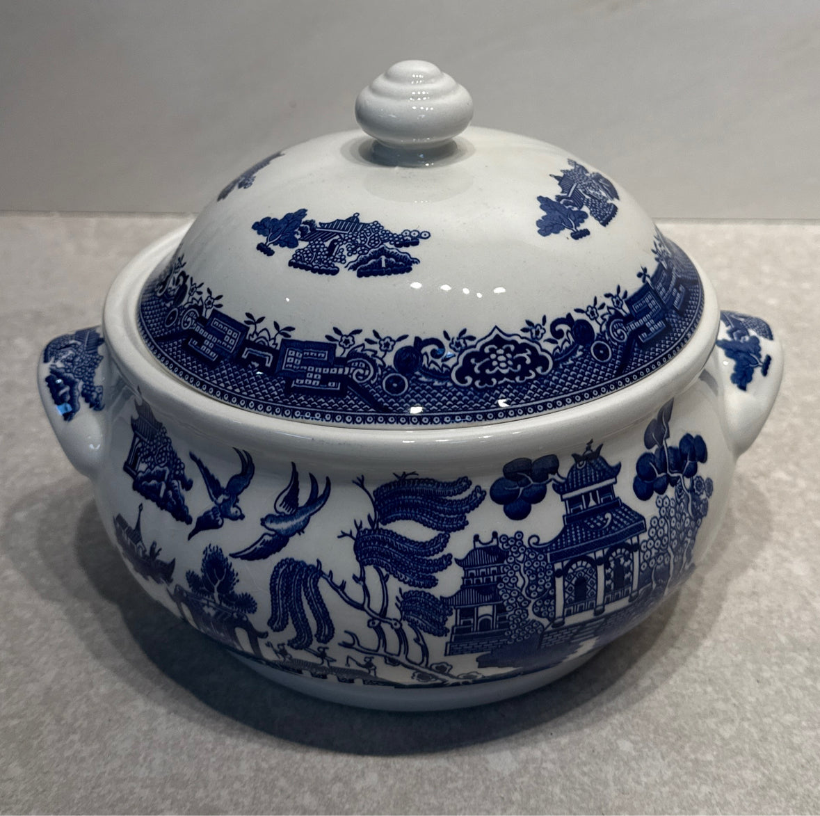 Churchill Covered Bowl Crazing