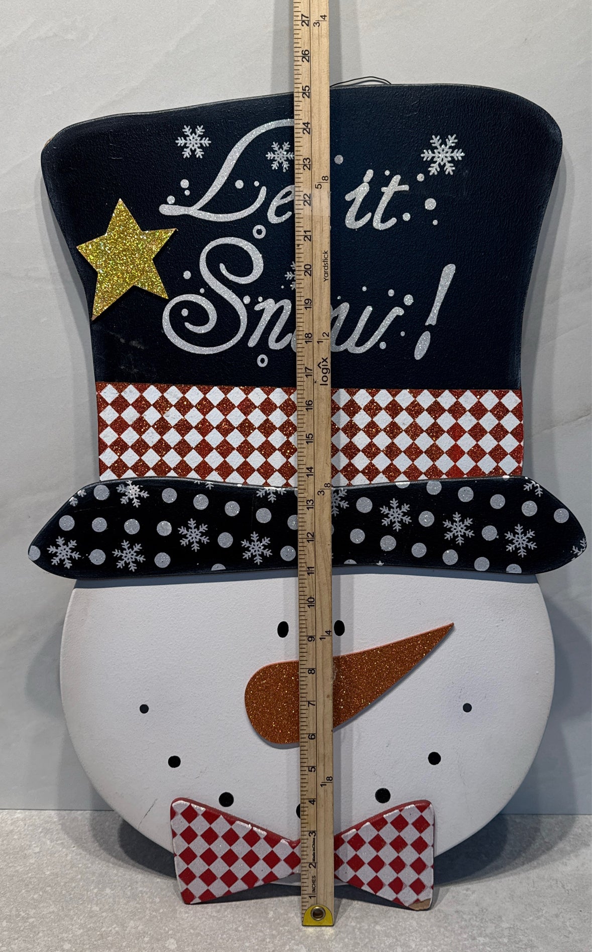 Let It Snow Large Snowman