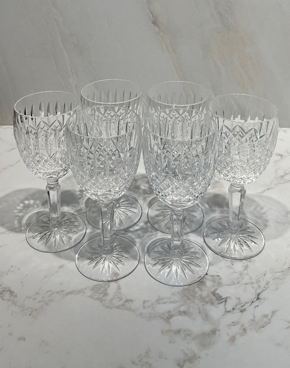 Set of 6 Waterford Glasses