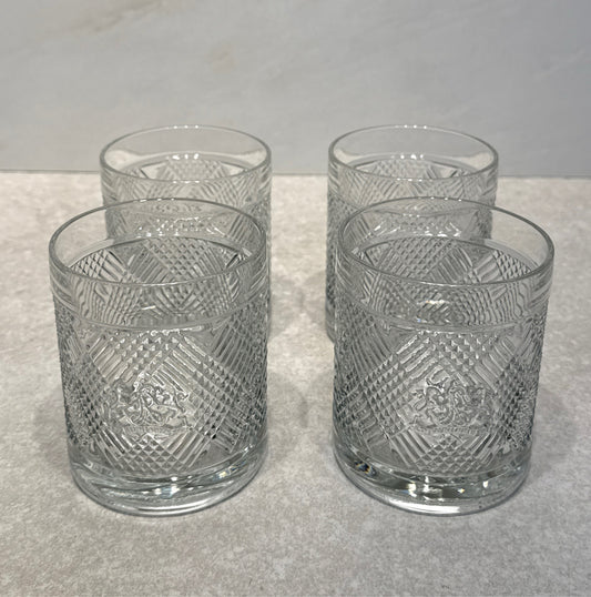 Set of 4 Ralph Lauren Old Fashion Glasses