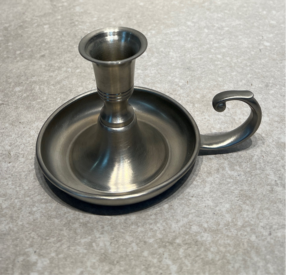 Pewter Candleholder