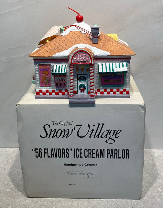 Dept. 56 Flavors Ice Cream Parlor