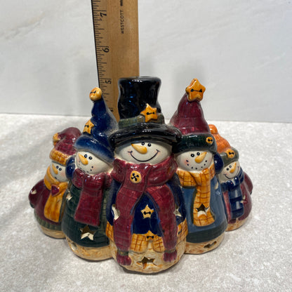 Snowman Candleholder