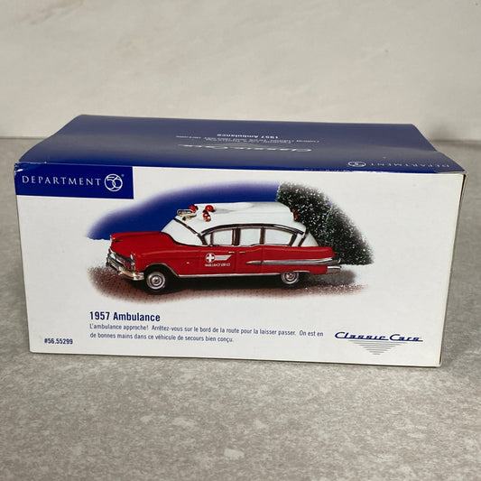 Dept. 56 1957 Ambulance