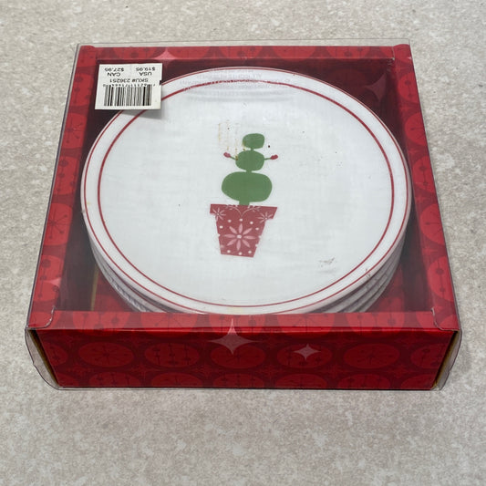 Set of 4 Starbucks Plates