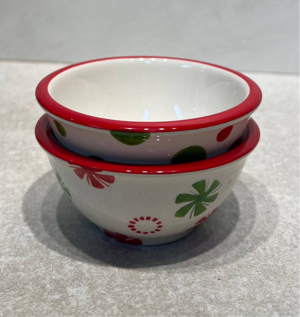 Christmas Set Of 2 Bowls