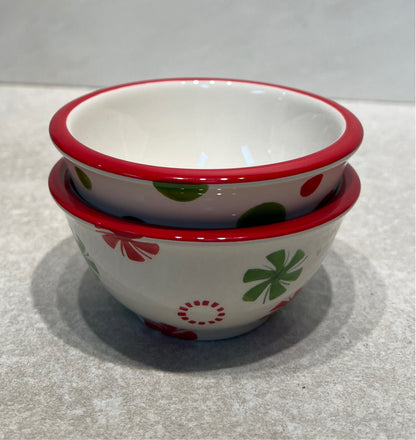 Christmas Set Of 2 Bowls