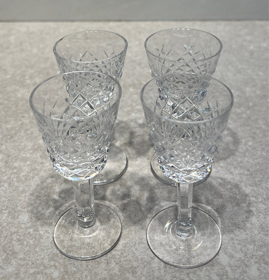 Set of 4 Waterford Cordials
