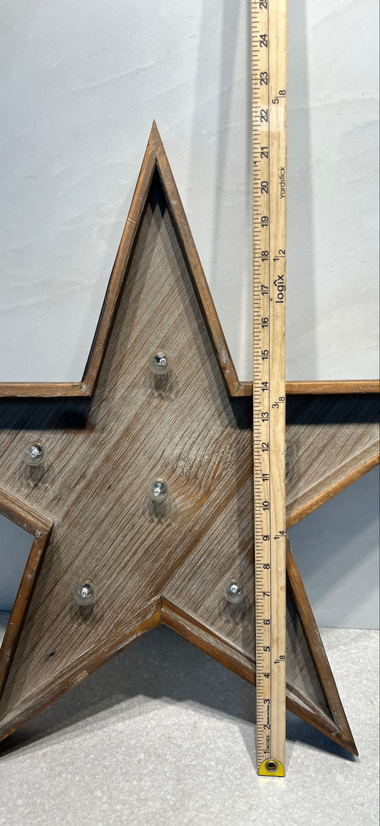 Lighted Star Wall Decor