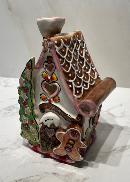 Blue Sky Gingerbread Candleholder