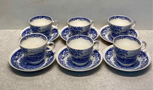 Set of 6 Silverdale Cup And Saucers
