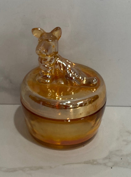 Covered Dog Jar