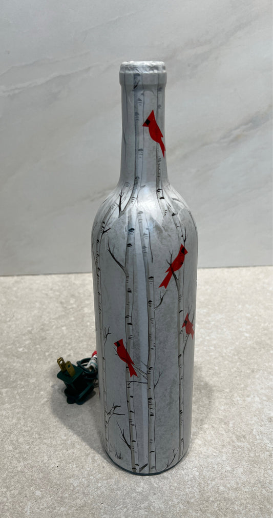 Christmas Lighted Bottle