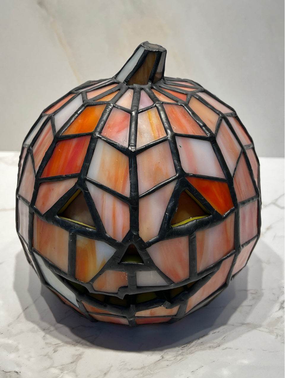 Pumpkin Tiffany Style Lamp