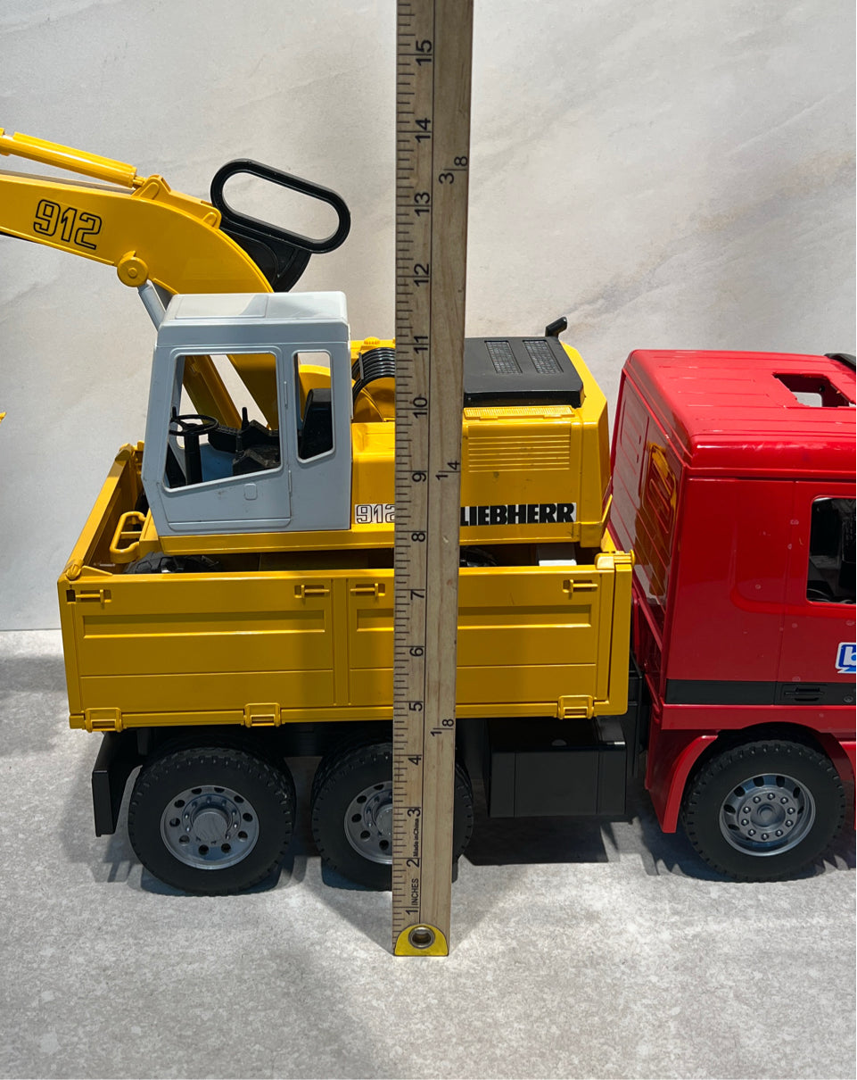 Truck With Excavator