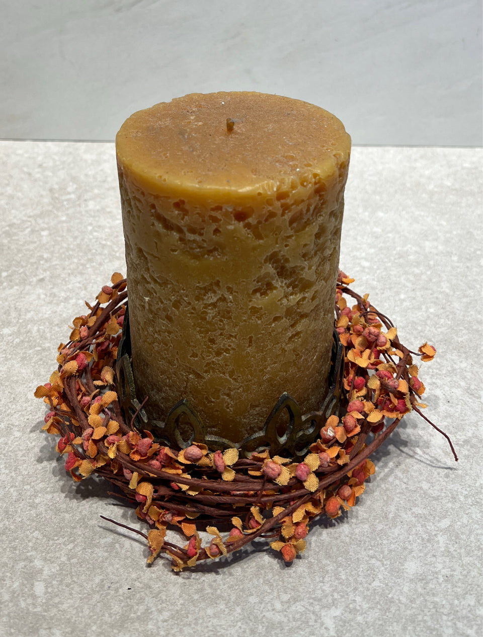 Candle with Holder