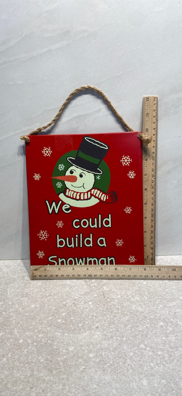 Snowman Sign
