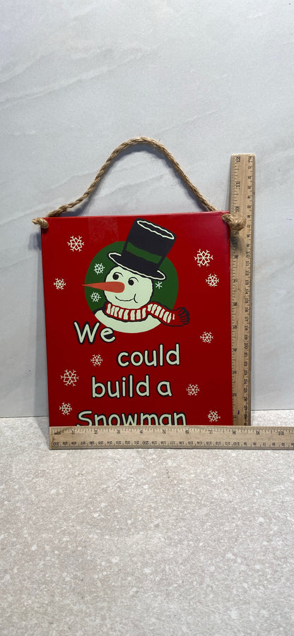 Snowman Sign