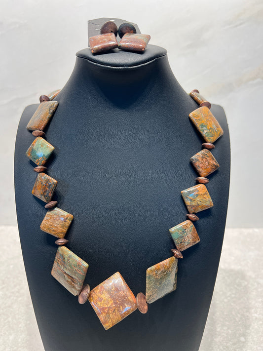 Necklace and Earrings