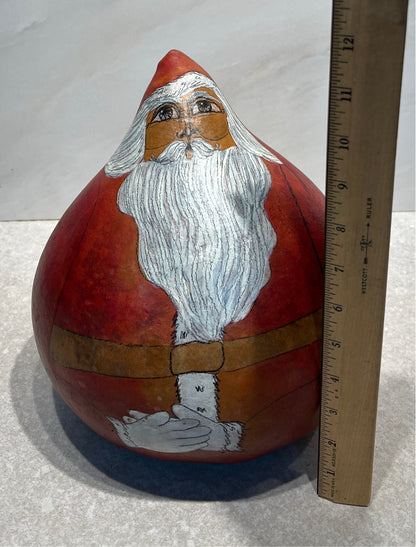 Signed Santa Gourd