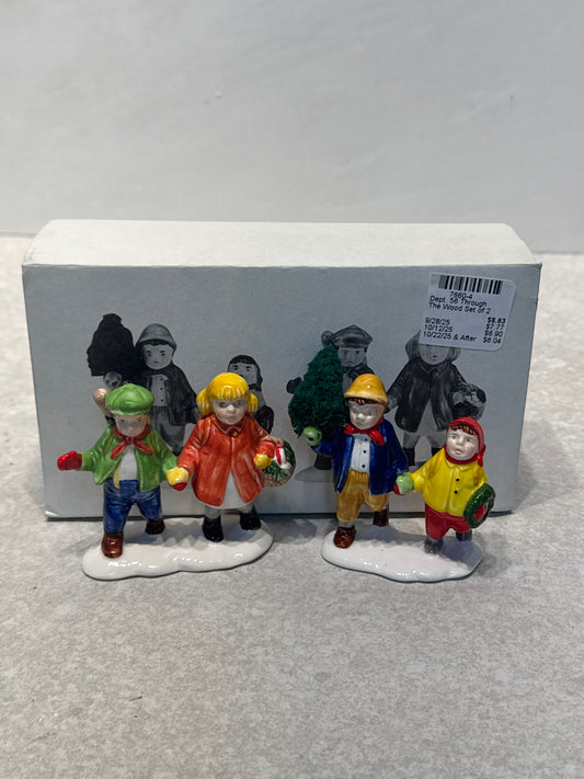 Dept. 56 Through The Wood Set of 2