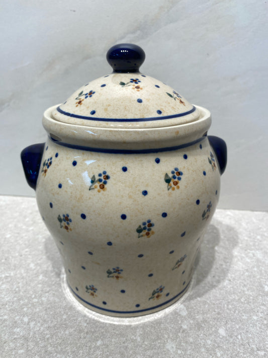 Polish Pottery Covered Jar