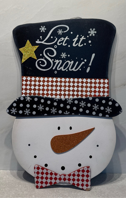 Let It Snow Large Snowman