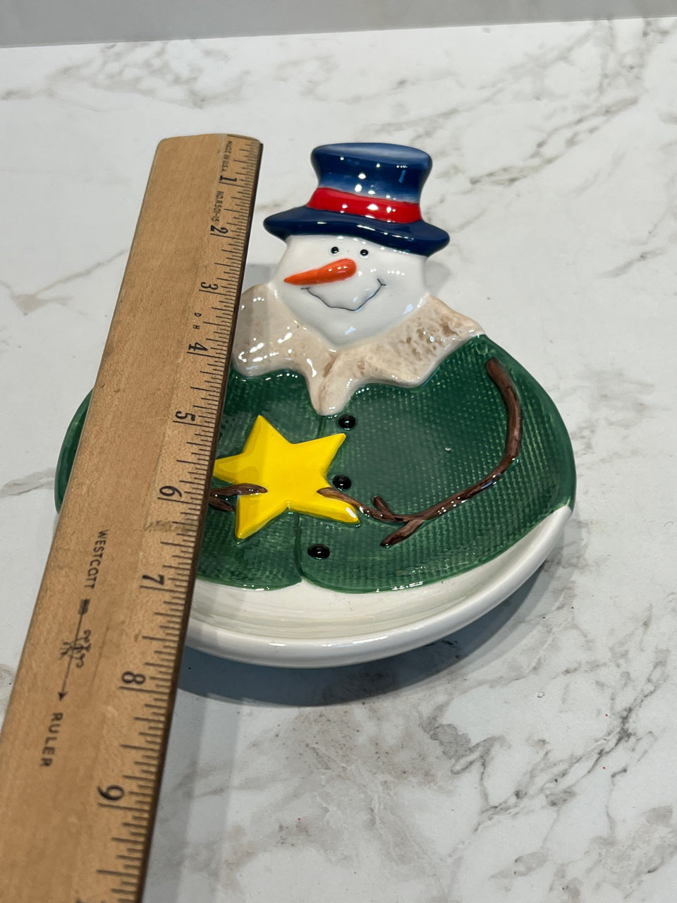 Snowman Dish