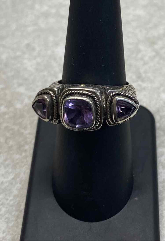 Sterling & 18Kt Ring SZ.7