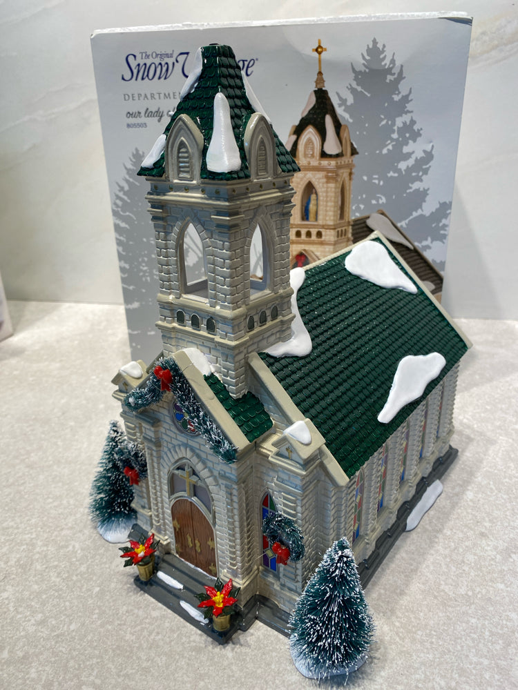 Dept. 56 Our Lasy of Grace Church - as is