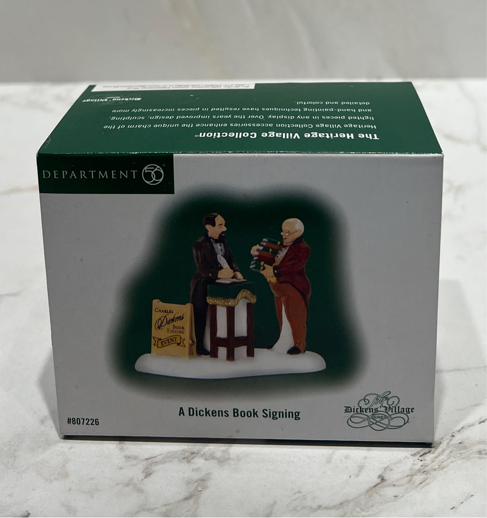 Dept. 56 A Dickens Book Signing