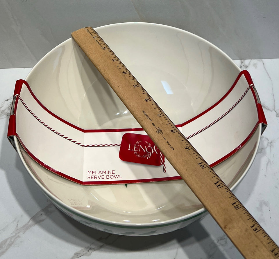 Lenox Holiday Melamine Serving Bowl