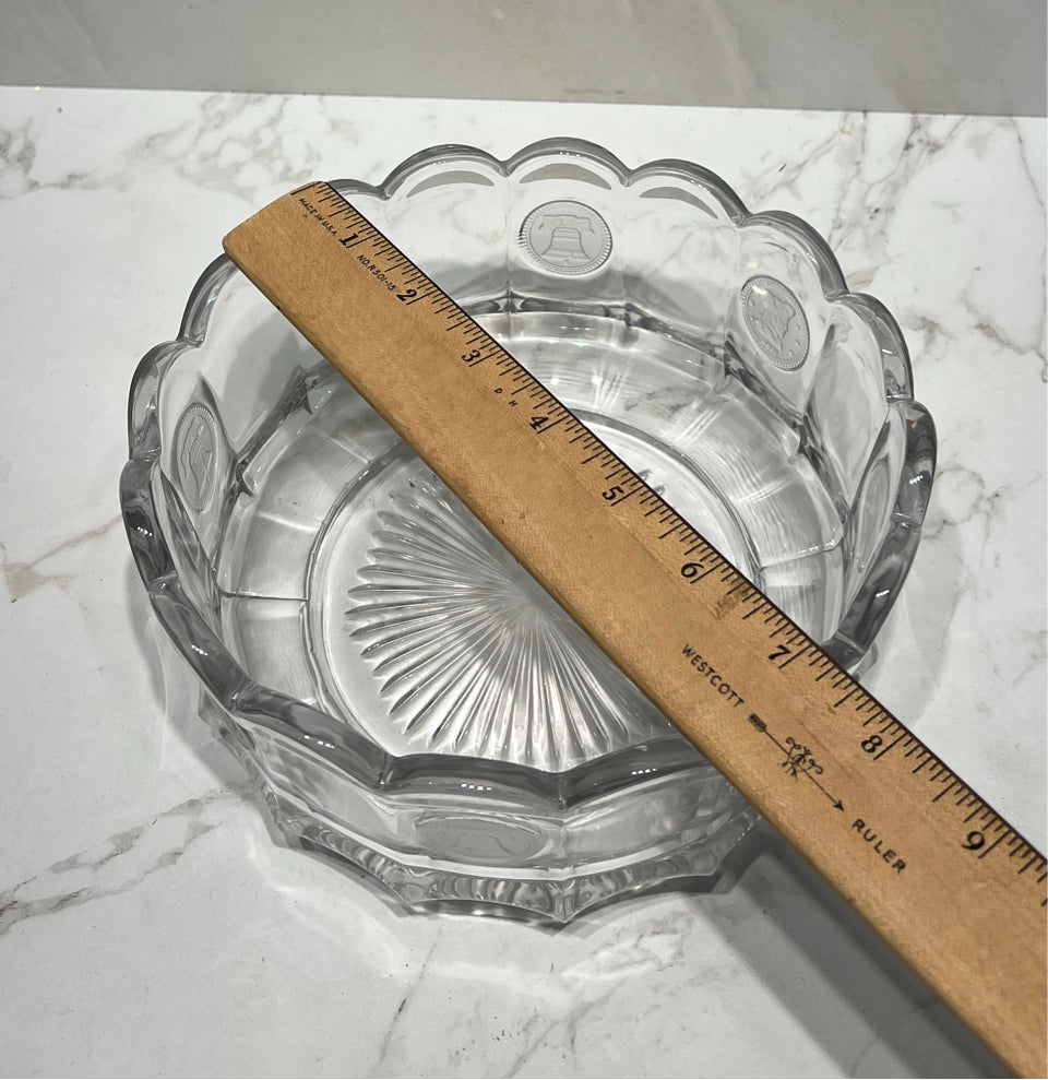 Coin Glass Bowl