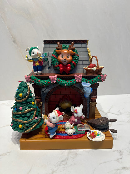 Christmas Fireplace Scene
