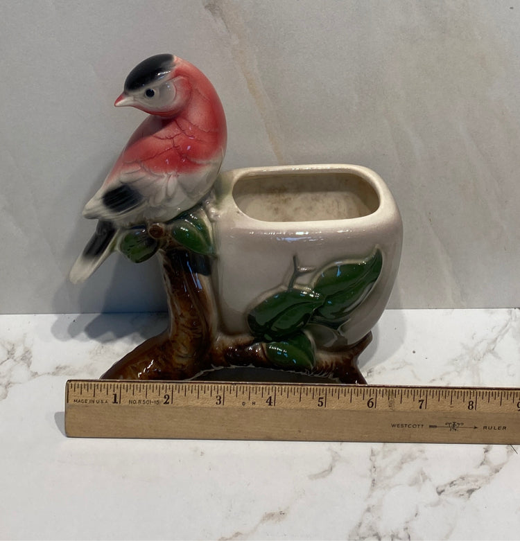 Vintage Bird Planter