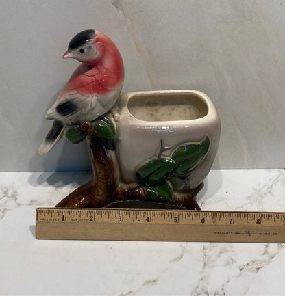 Vintage Bird Planter