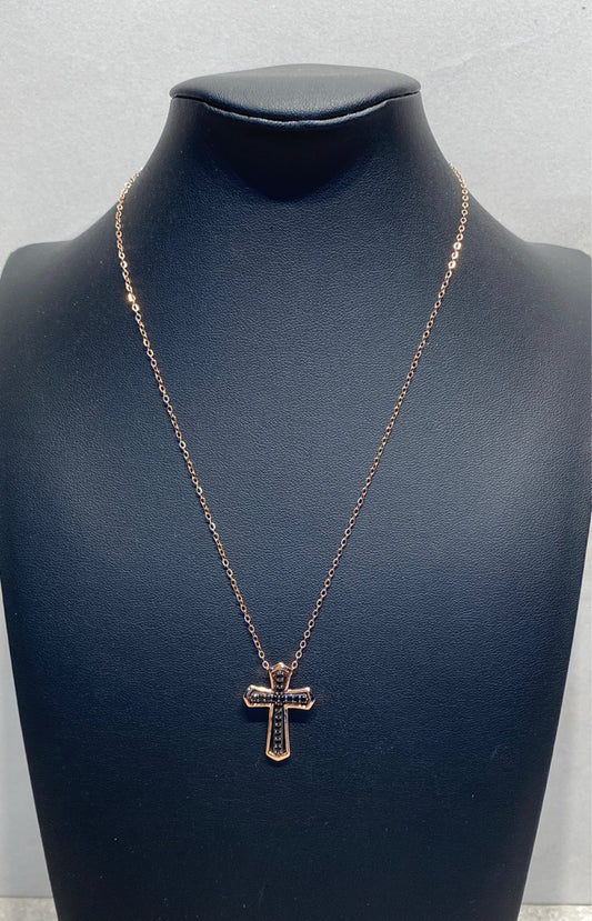 Sevilla Sterling Cross Necklace