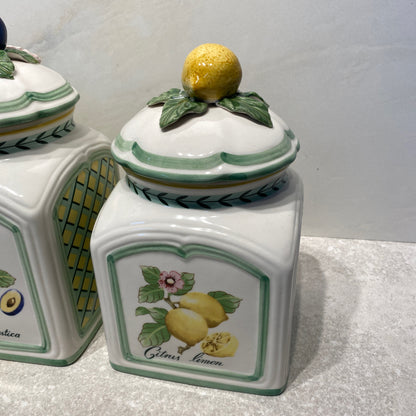 Villeroy and Boch Fench Garden - Set of 3 Canisters