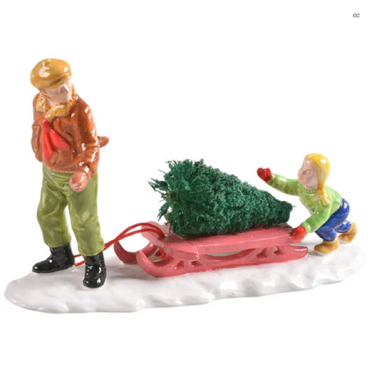 Dept. 56 Bringing Home The Tree