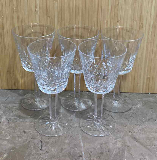 Set of 5 Waterford Glasses