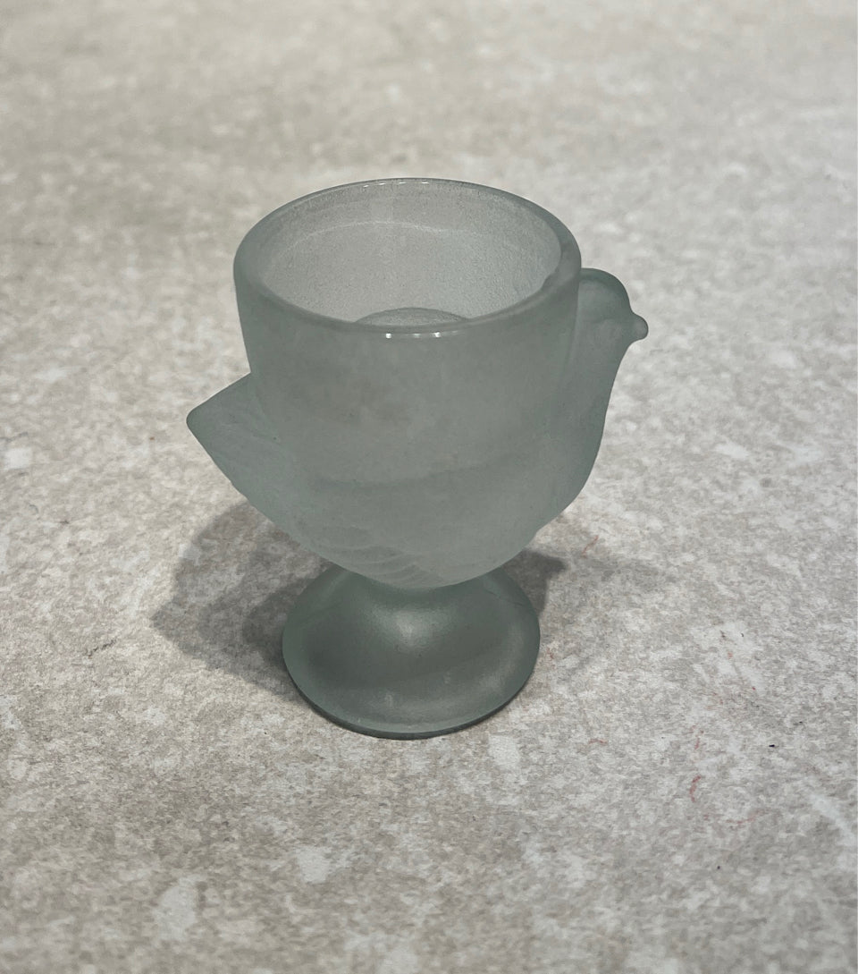 Frosted Glass Egg Cup
