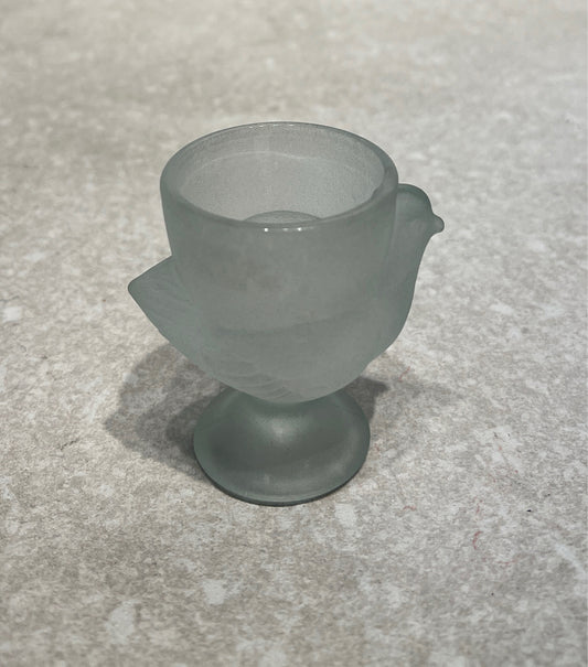 Frosted Glass Egg Cup