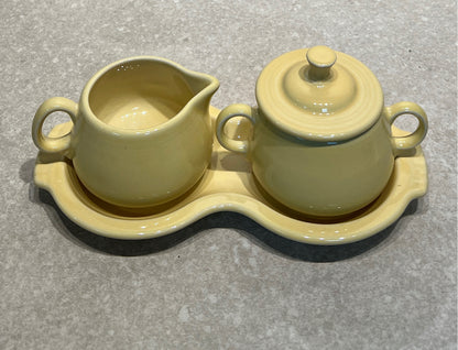 Fiesta Sugar, CReamer, & Tray
