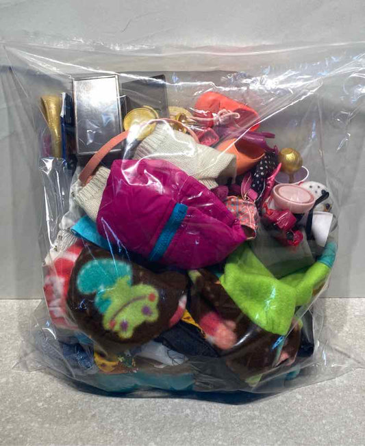 Lot of Doll Clothes and Accessories