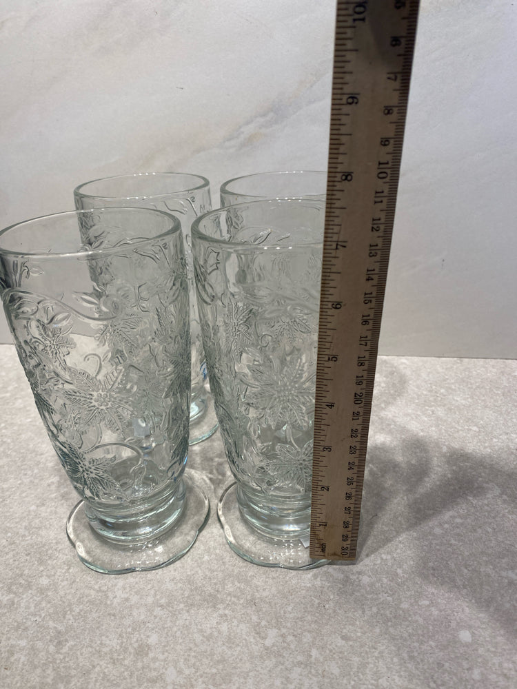 Set of 4 Princess House Iced Tea Glasses