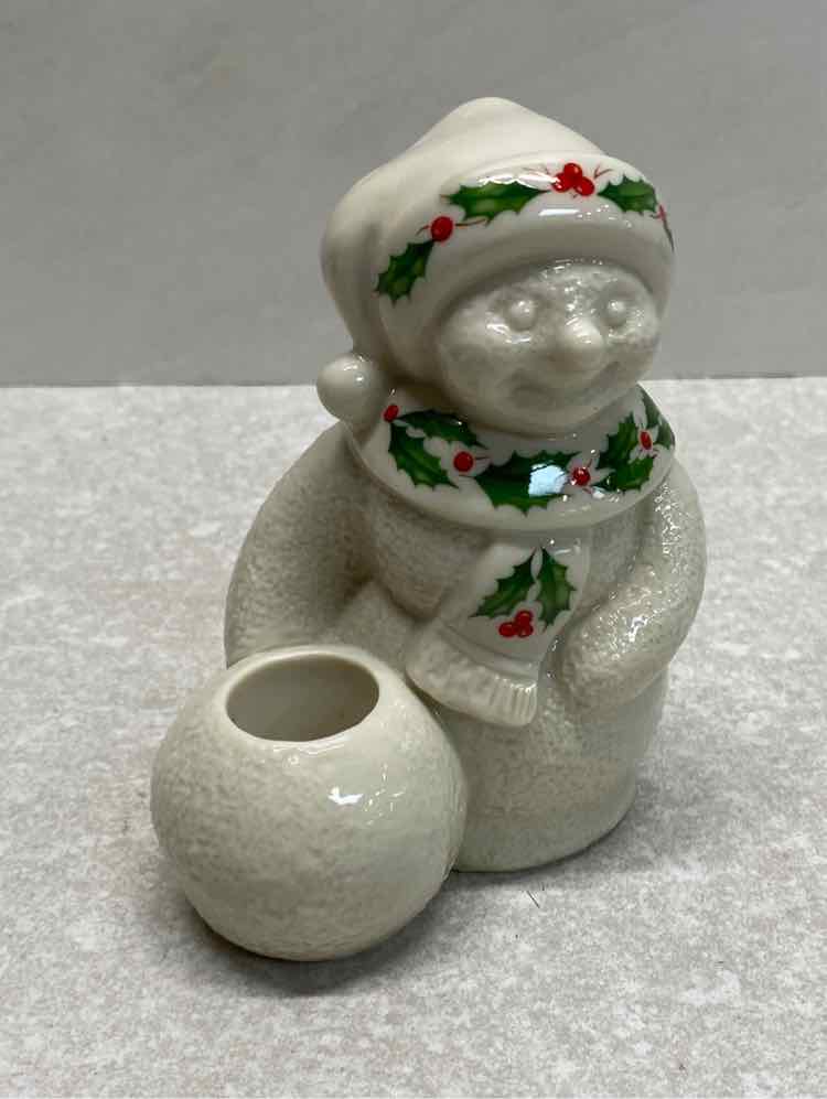 Lenox Snowman Candleholder